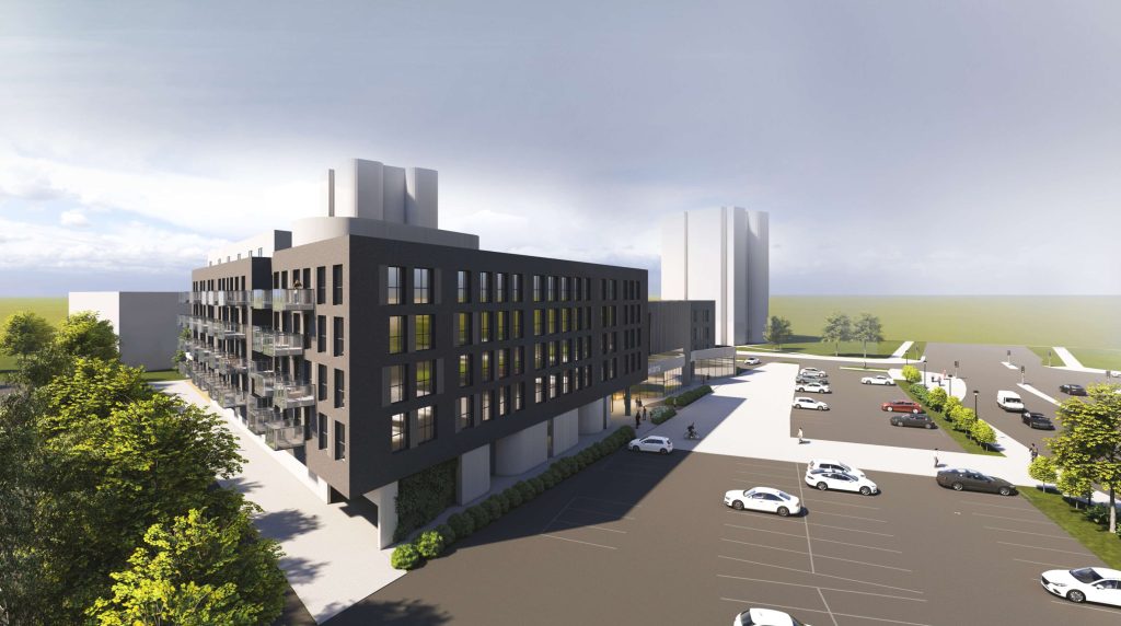 Ateities g. 48 (Ateities g. 48, Fabijoniškių g. 97A, Fabijoniškių g. 99) - Multi apartment - visualization