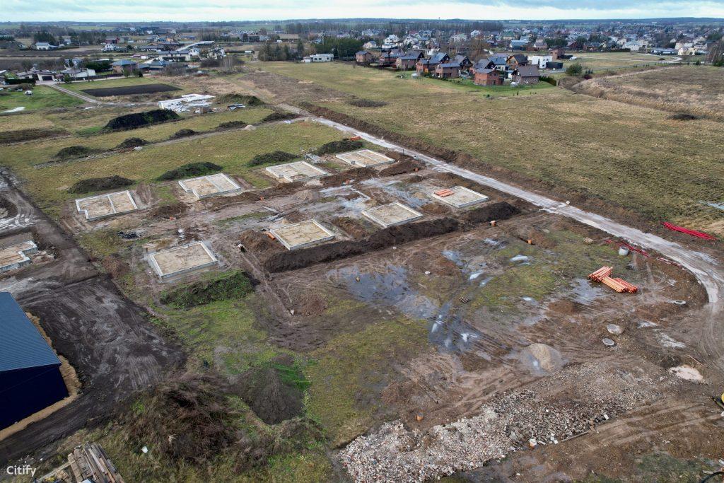 Karininkų namai (Savanorių g. 13,15,19,23,27,31,35,39,43,47,49,51, Narsiečiai) - Private house community, Row housing - construction photos