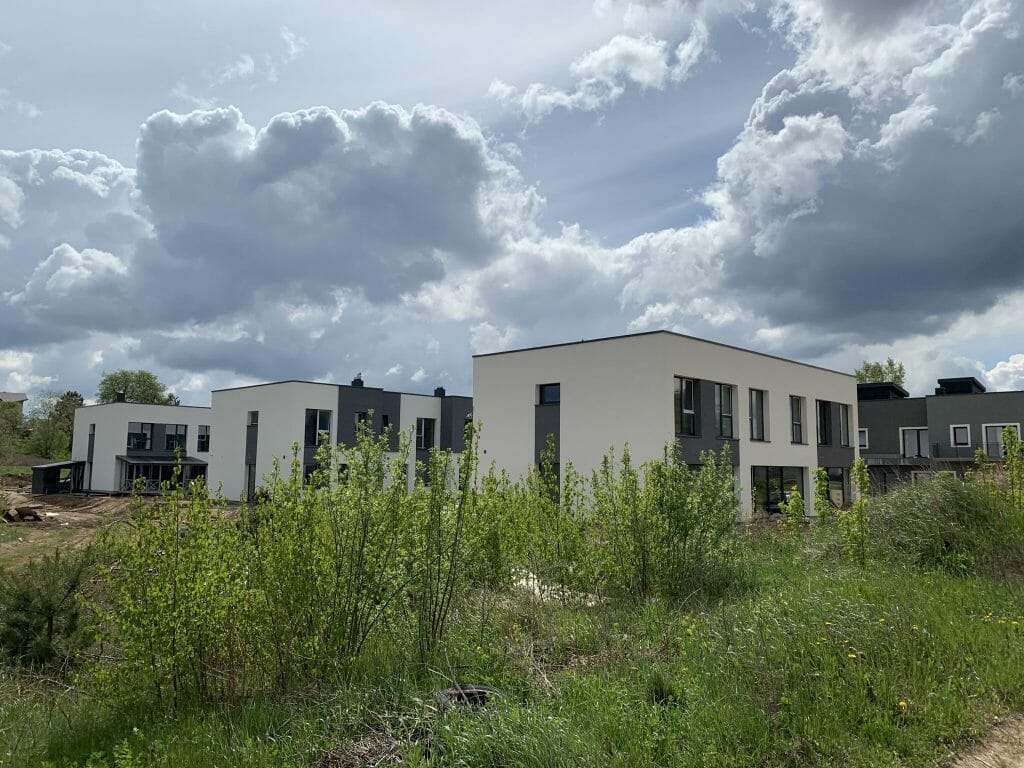 Namai prie ežero (Sauluvos g.) - Rindu mājas - būvdarbu attēli