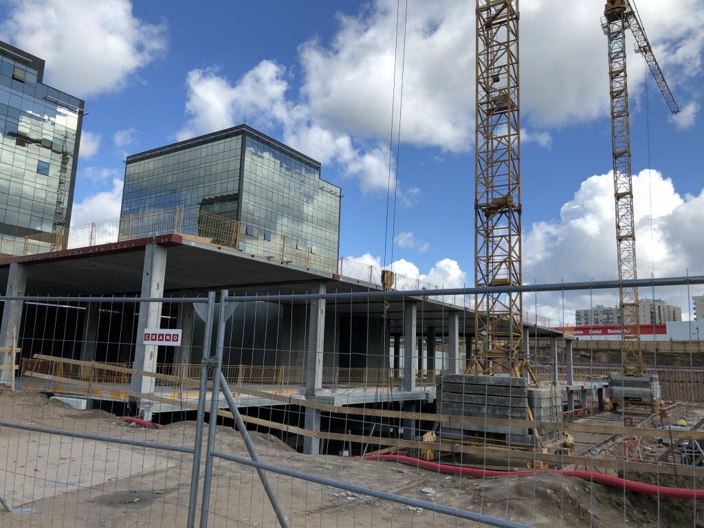 MERAKI B korpusas (Eitminų g. 3) - Office center - construction photos