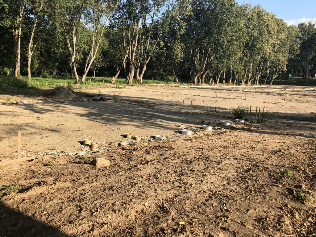 Trakų Vokės dvaro sodybos parkas (E. Andrė g.) - Park - construction photos