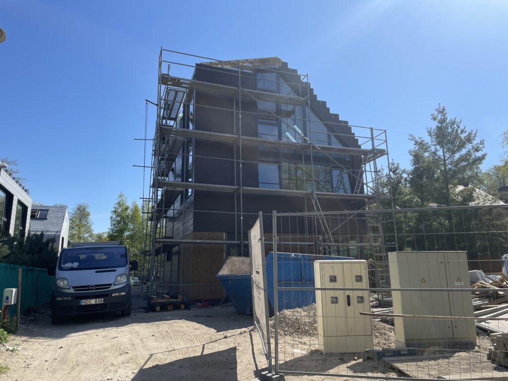 Skautų g. 37 (Skautų g. 37) - Row housing - construction photos