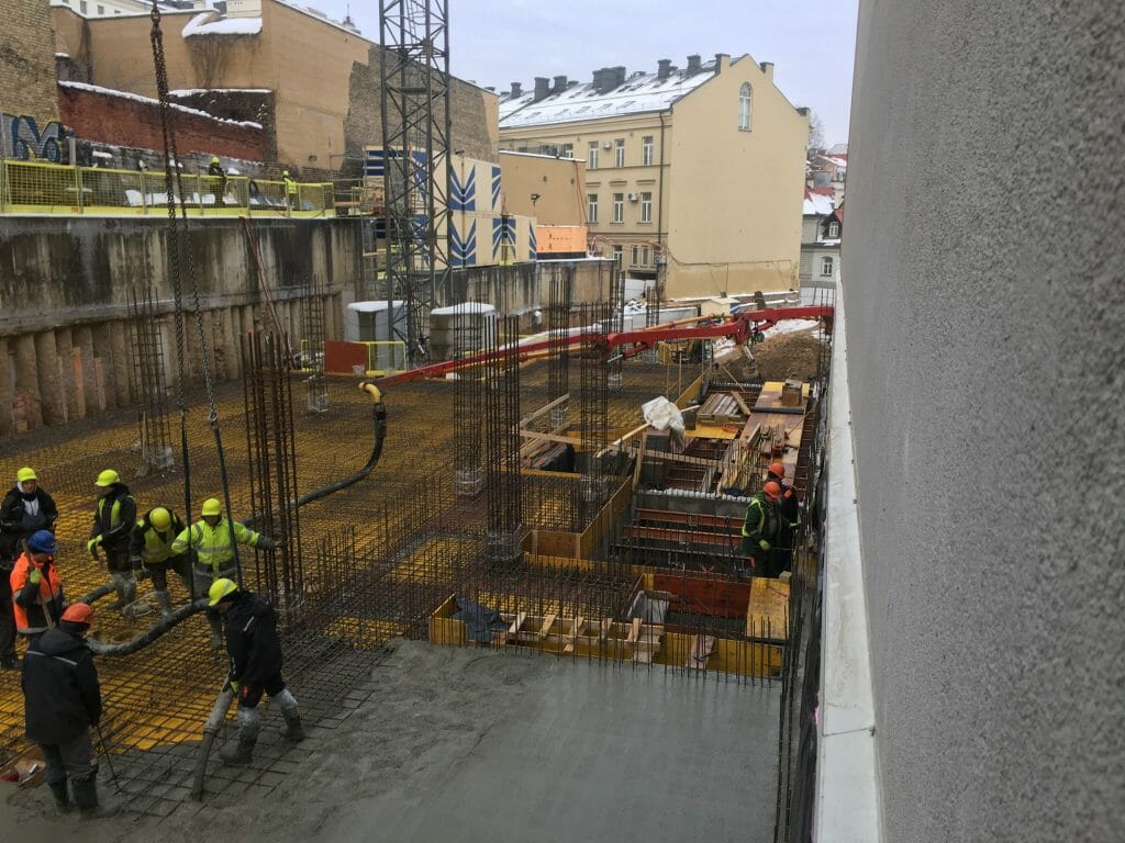 Lietuvos draudimo administracinis B10 (J. Basanavičiaus g. 10) - Multi apartment, Office center - construction photos