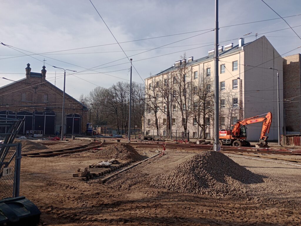 7. tramvaja maršruts - Rīgas tramvaja infrastruktūras pielāgošana zemās grīdas tramvaja parametriem (Latgales iela) - Railroad, Street - construction photos