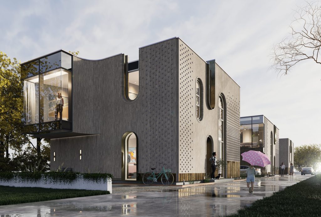 Žeimena | Urban Homes (Žeimenos g. 2, 2c, 2E, 2F, 4, 4A, 4B) - Privātmāju kopienas - vizualizācija