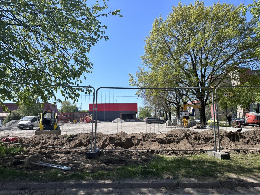 Minijos g. 153 automobilių aikštelė (Minijos g. 153) - Ceļš - būvdarbu attēli