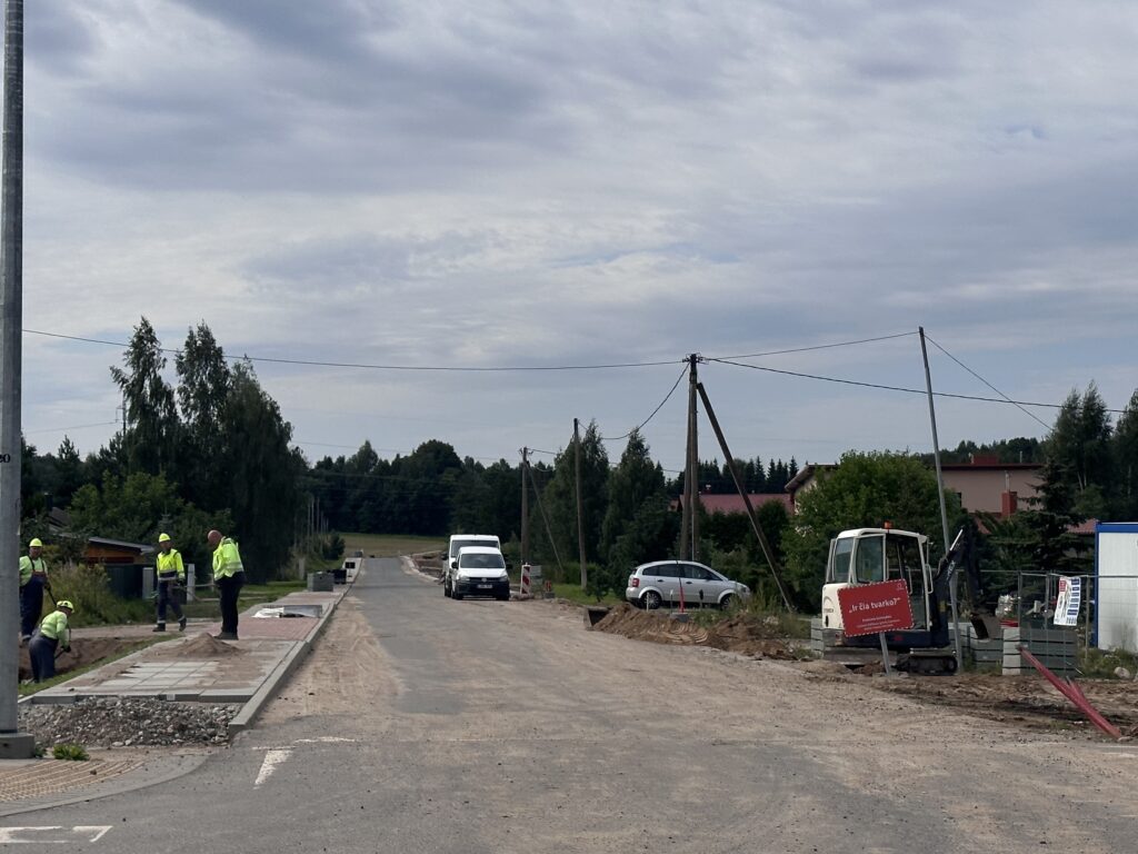 Vėjo g. nuo Plikakalnio g. iki Šarkytės g. (Vėjo g.) - Gatvė - statybų nuotraukos