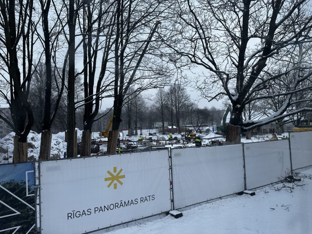 Rīgas panorāmas rats (Raņķa dambis, Slokas iela) - Other open space - construction photos