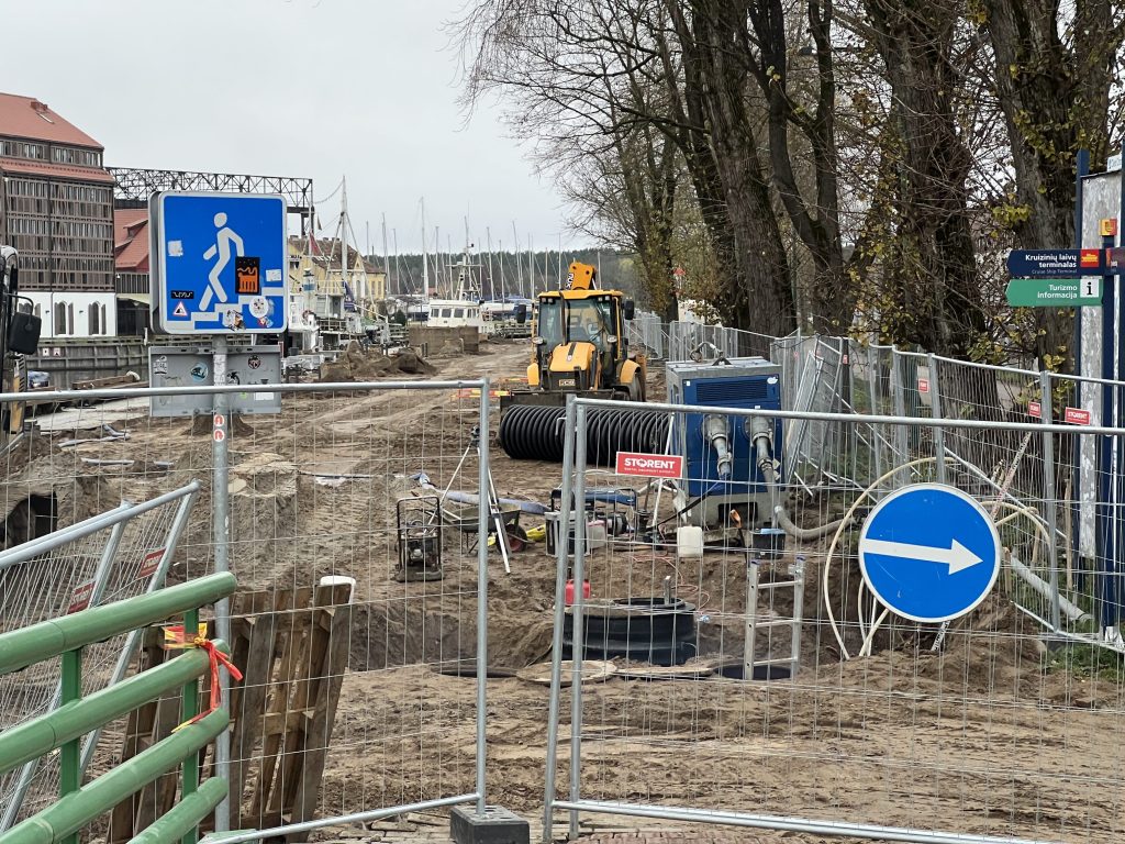 Šiaurės rago skveras (Danės g.) - Park, Kõnnitee, Promenaad - ehituse fotod