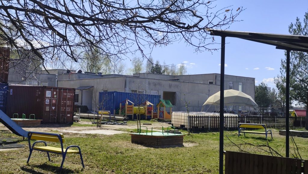 Lopšelio-darželio Justinukas rekonstrukcija (Taikos g. 99) - Pradinio ir antrinio ugdymo įstaiga - statybų nuotraukos