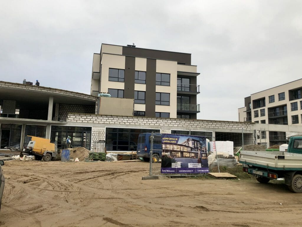 Bitėnų oazė 1-2 etapai (Bitėnų g. 3D, 1B) - Multi apartment - construction photos