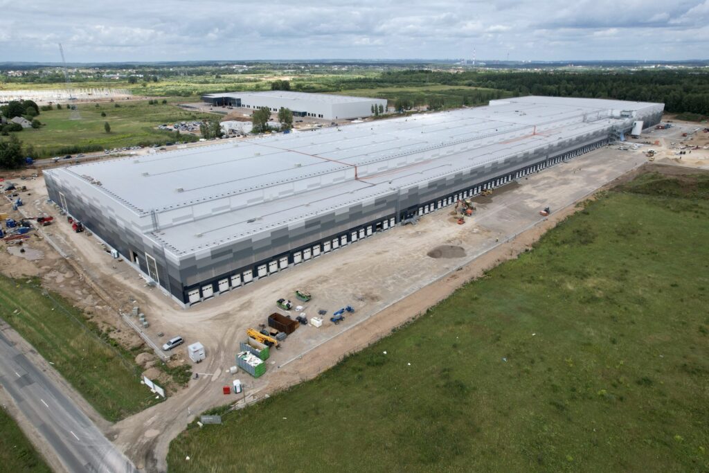 LIDL logistikos centras Jogėliškių g. 1 (Jogėliškių g. 1) - Warehouse / Distribution center - construction photos