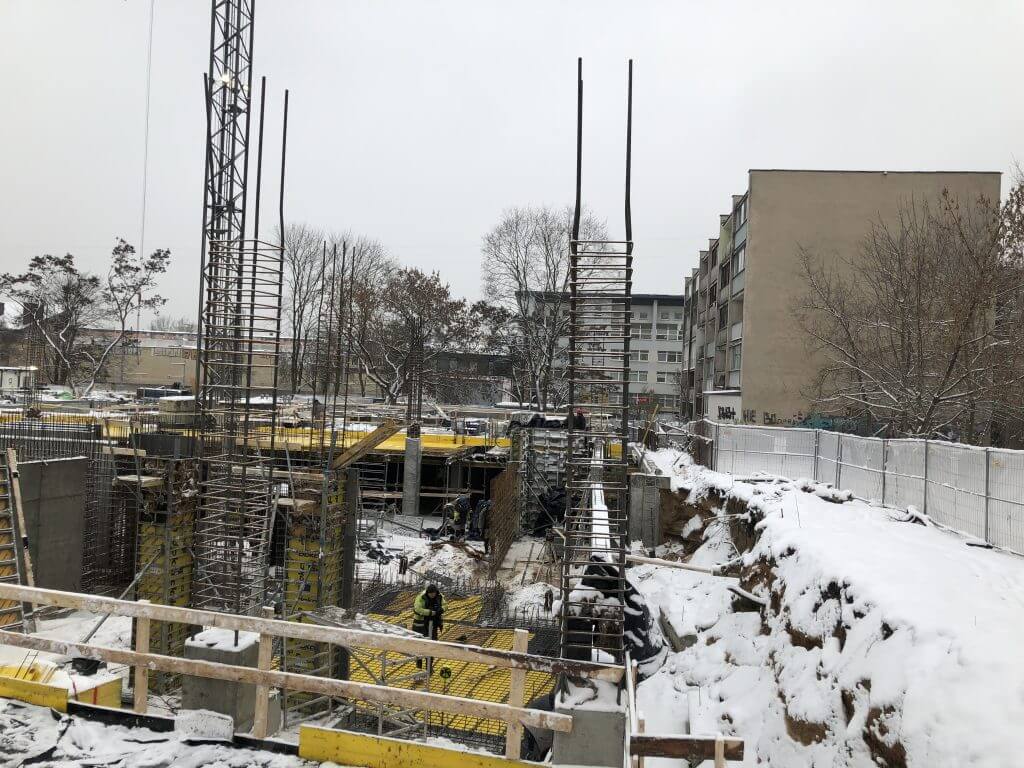 Antakalnio panorama (Smėlio g. 31) - Daudzdzīvokļu nams - būvdarbu attēli