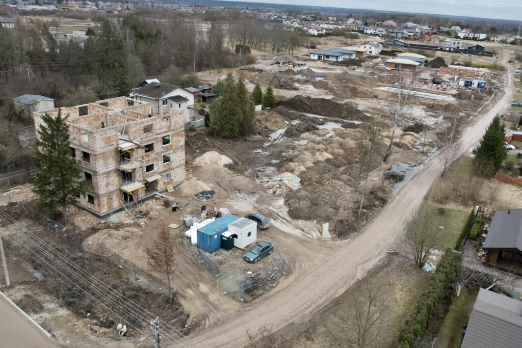 Akacijų Aveniu 1 etapas (Akacijų g. 15) - Multi apartment - construction photos
