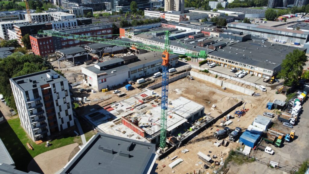 CITUS Kaip Niujorke 2 etapas (Riterių g. 12) - Multi apartment - construction photos