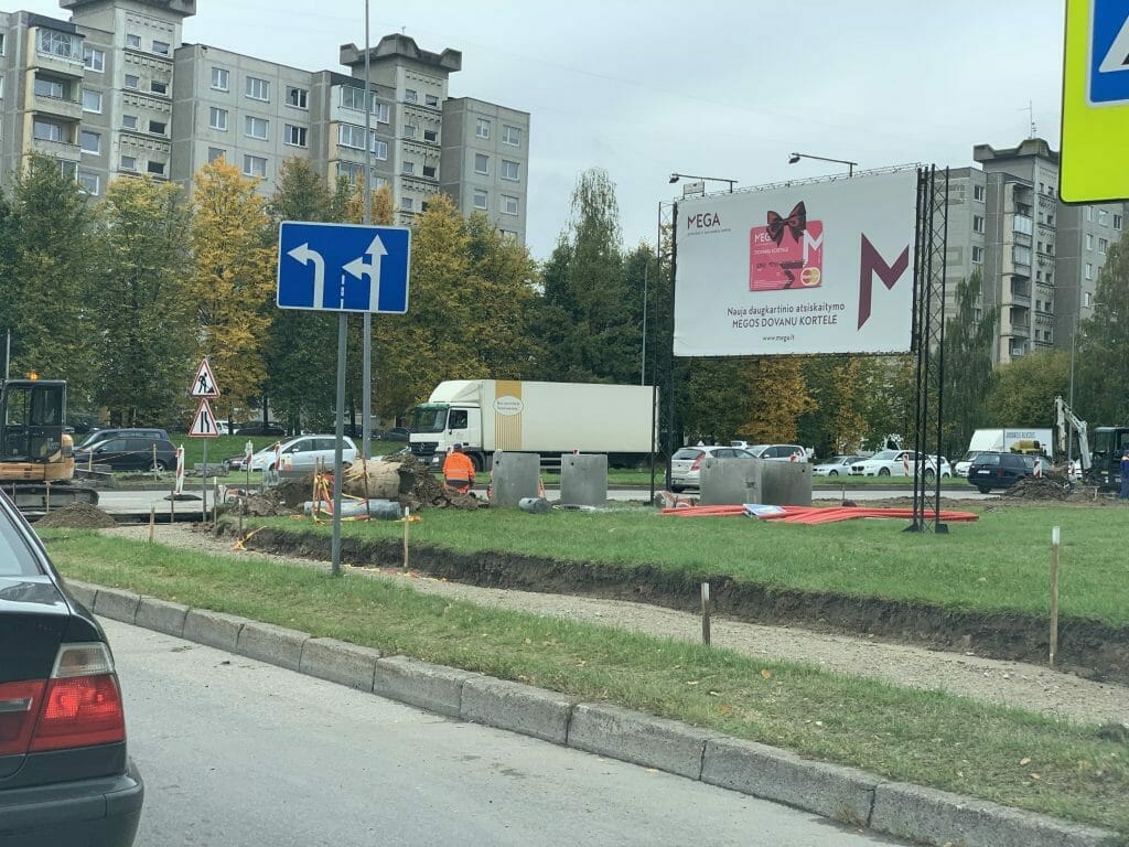 Baltų pr. ir Rasytės g. sankryža (Baltų pr., Rasytės g. ) - Ceļš - būvdarbu attēli