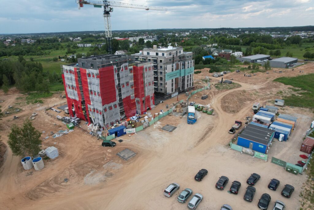 Lake Town 1 etapas (Duisburgo g. 1) - Daugiabutis - statybų nuotraukos