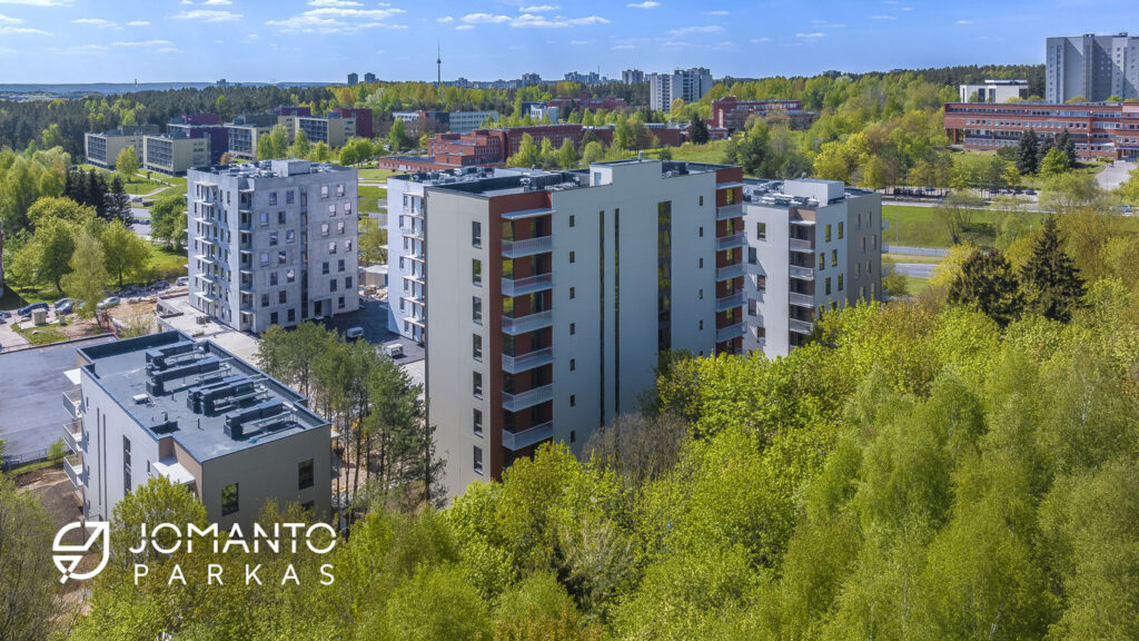Jomanto parkas 1-2 etapai (Baltupio g. 61A) - Multi apartment - construction photos