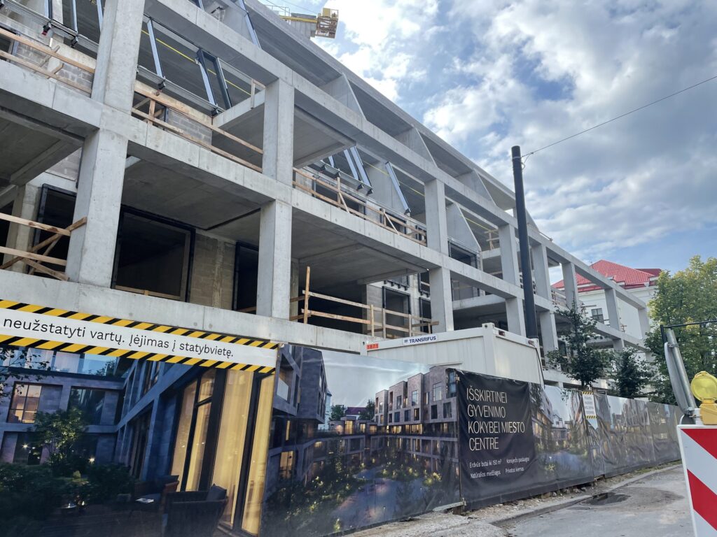 Algirdo 3 (Algirdo g. 3) - Multi apartment - construction photos