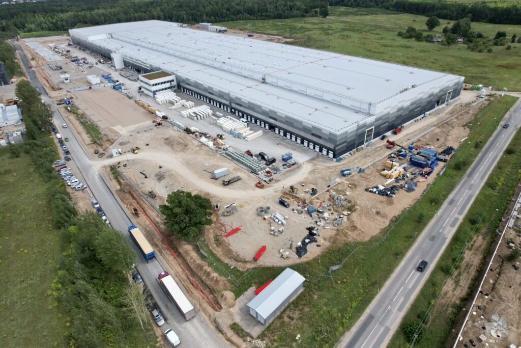 LIDL logistikos centras Jogėliškių g. 1 (Jogėliškių g. 1) - Warehouse / Distribution center - construction photos