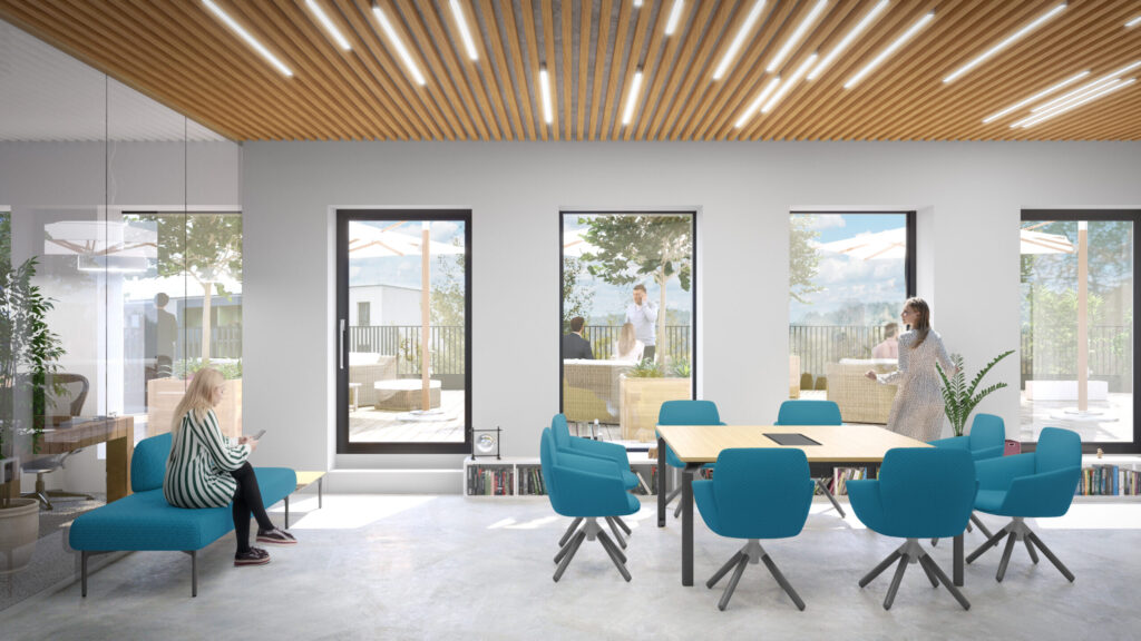 OXY Offices (Kernavės g. 86) - Biroju centrs - vizualizācija