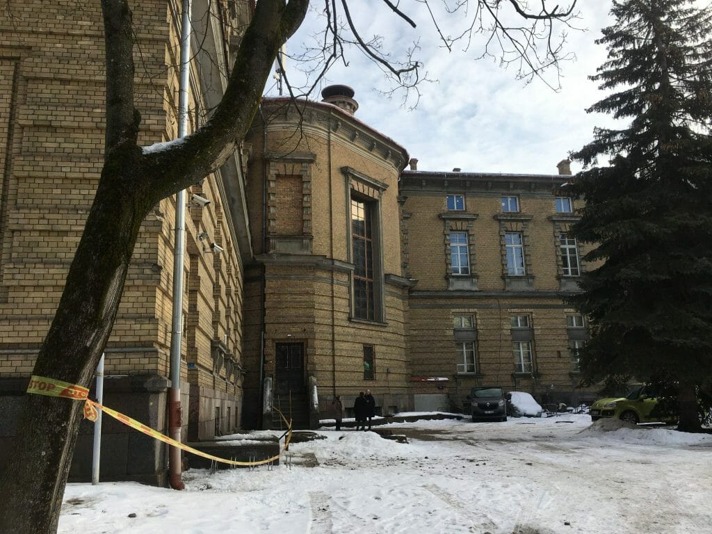 Vrublevskių bibliotekos rekonstrukcija (Žygimantų g. 1) - Library - construction photos
