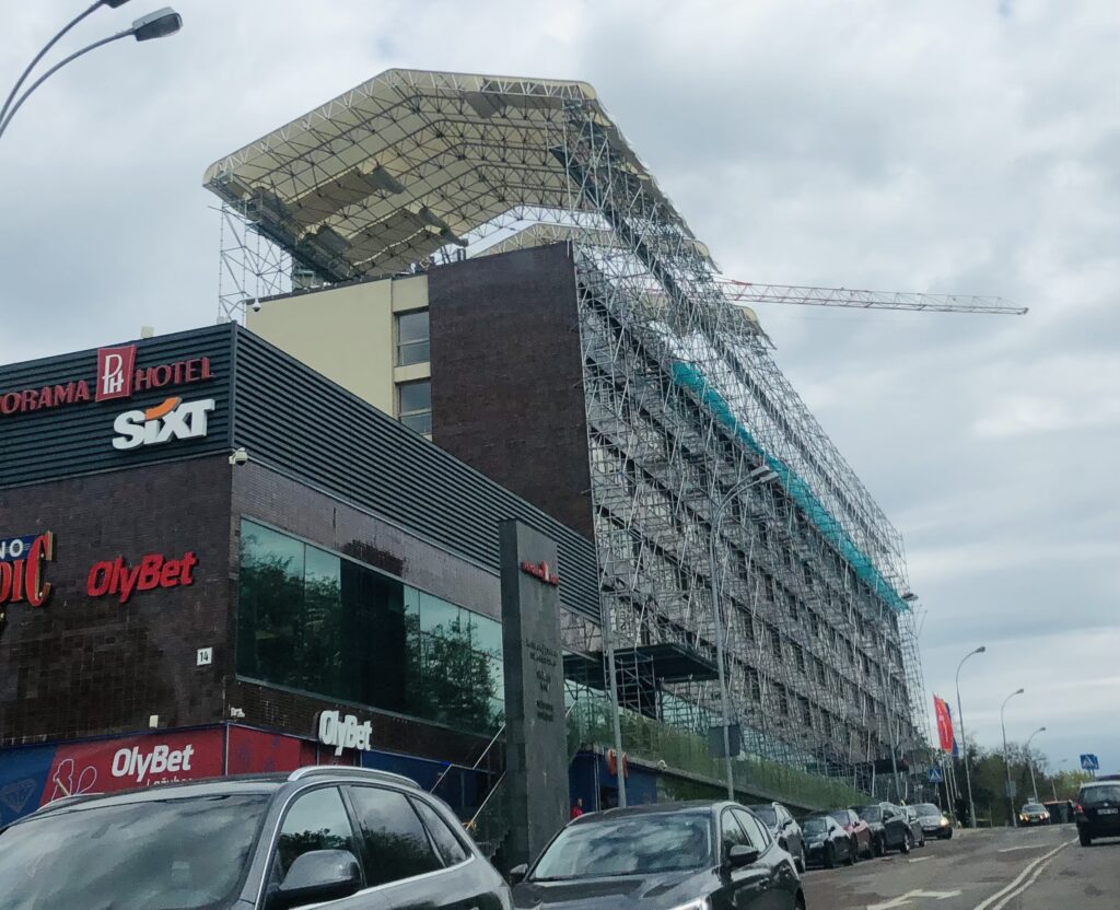 Viešbučio "Panorama" plėtra (Sodų g. 14) - Hotel - construction photos