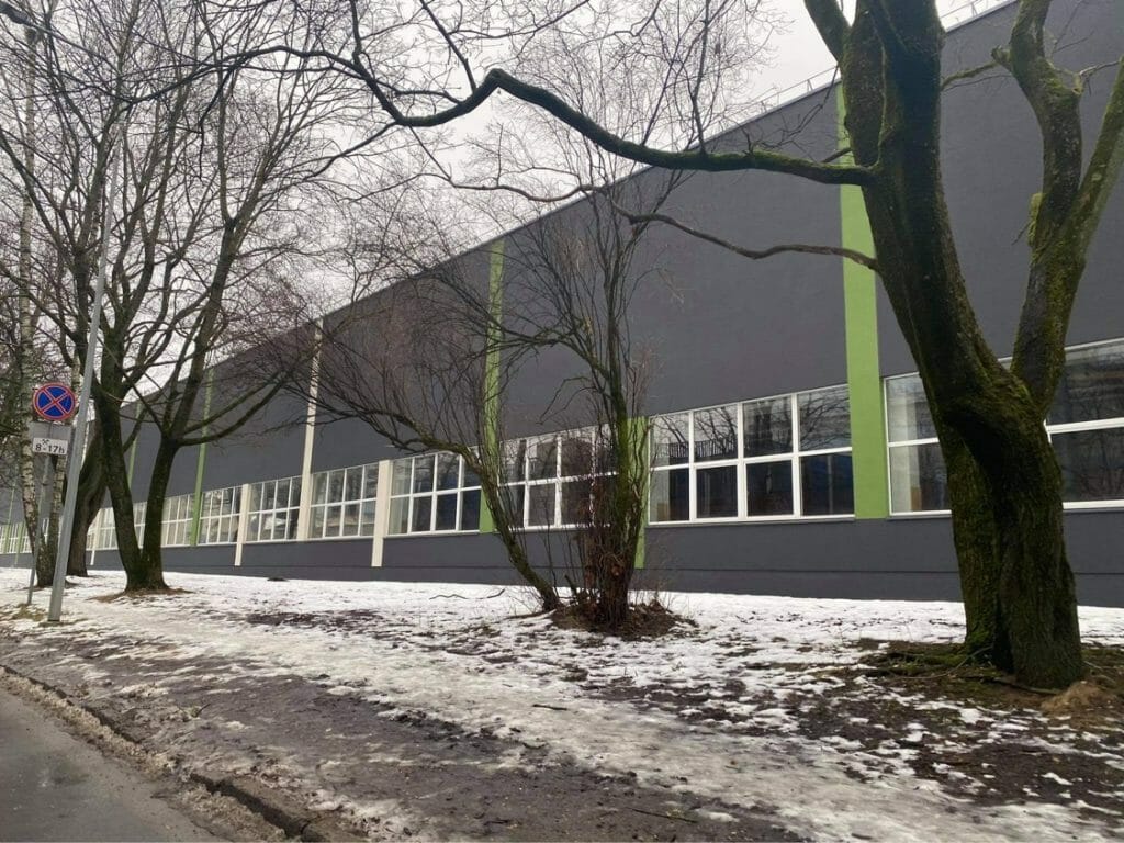 Naujamiesčio lengvosios atletikos maniežas (Žemaitės g. 6) - Sports arena - construction photos