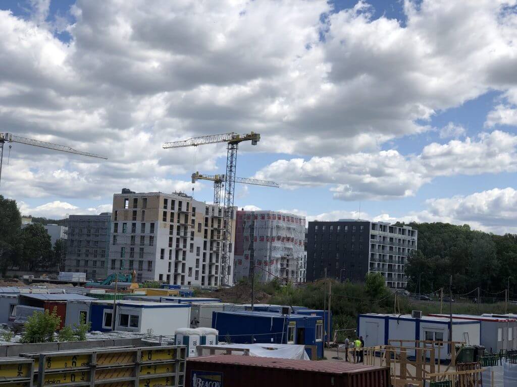 Centro rezidencija 2 etapas (Rinktinės g. 3) - Multi apartment - construction photos