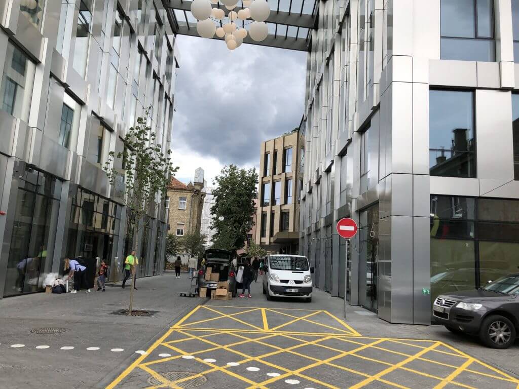 Live Square (Dainavos g. 3) - Biroju centrs - būvdarbu attēli