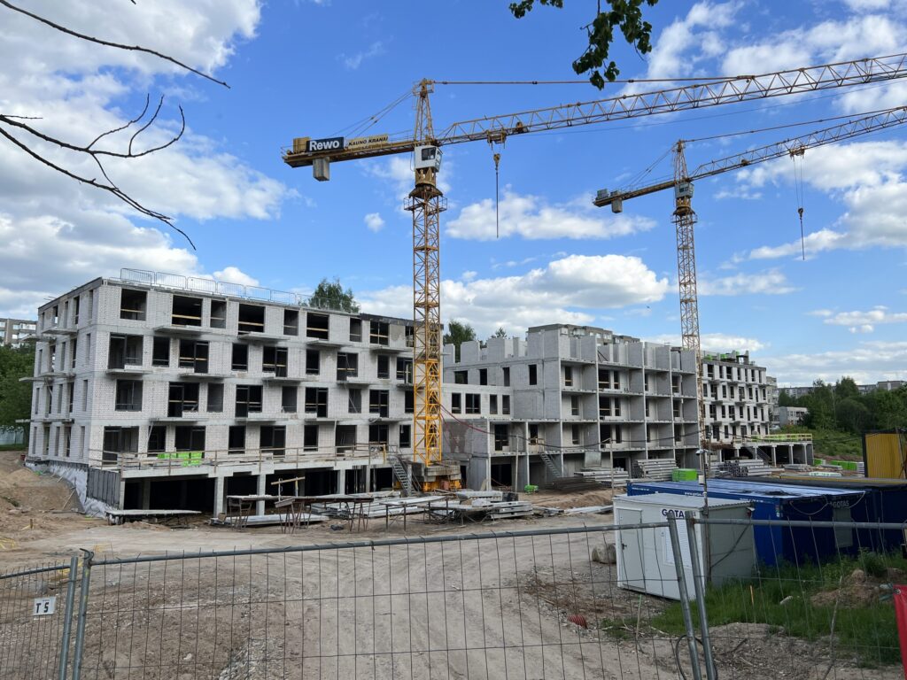 Eften Living Vilnius (Rygos g. 60) - Multi apartment - construction photos