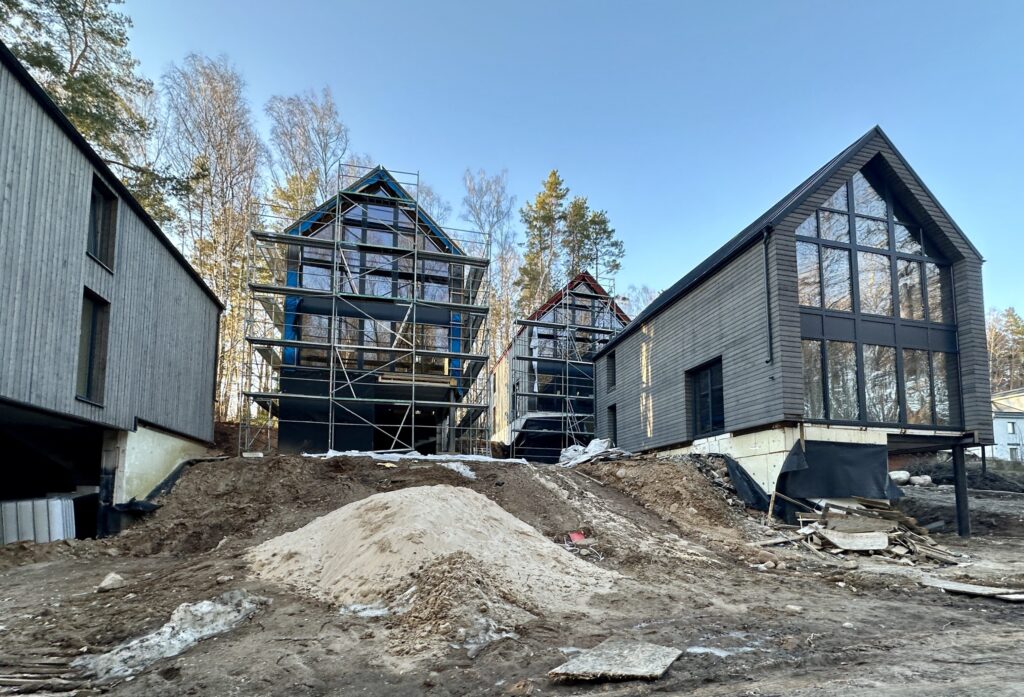 Pupojų g. 32, 34 (Pupojų g. 32, 34) - Private house community - construction photos