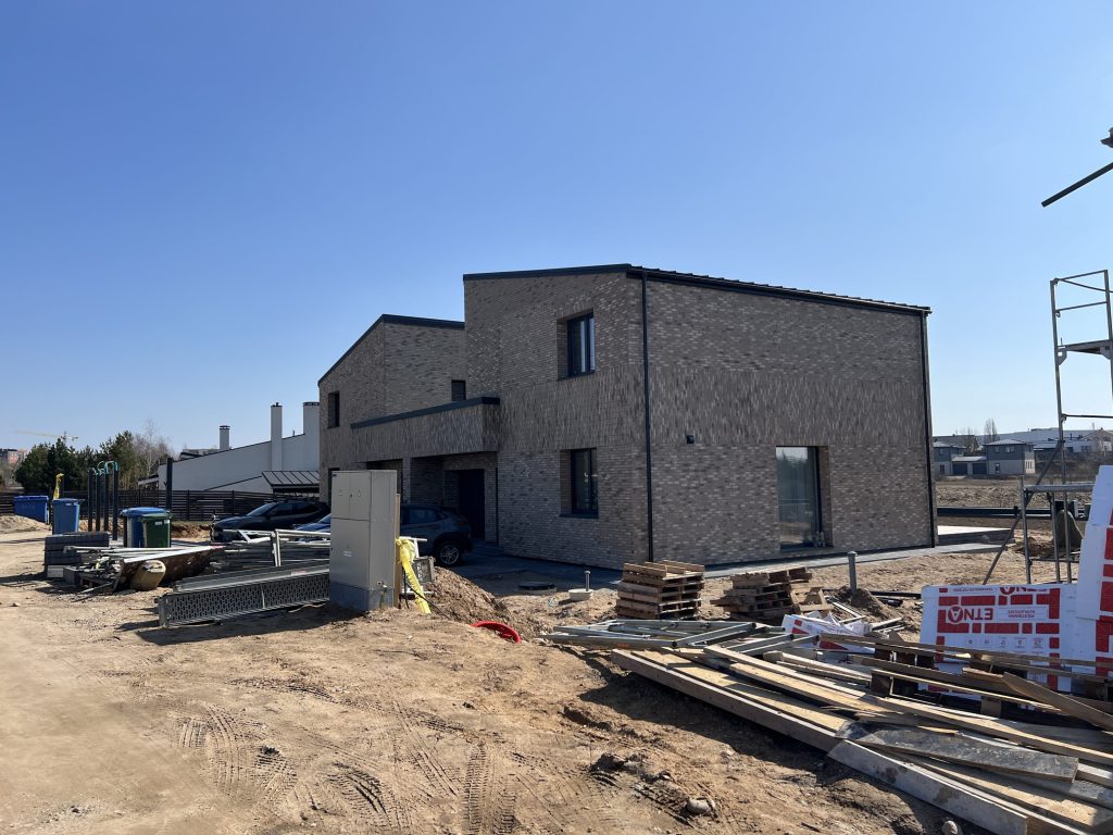 Miesto meldai (Pagudės g. 1, 3, 5, 7, 9, 11, 13) - Private house community - construction photos