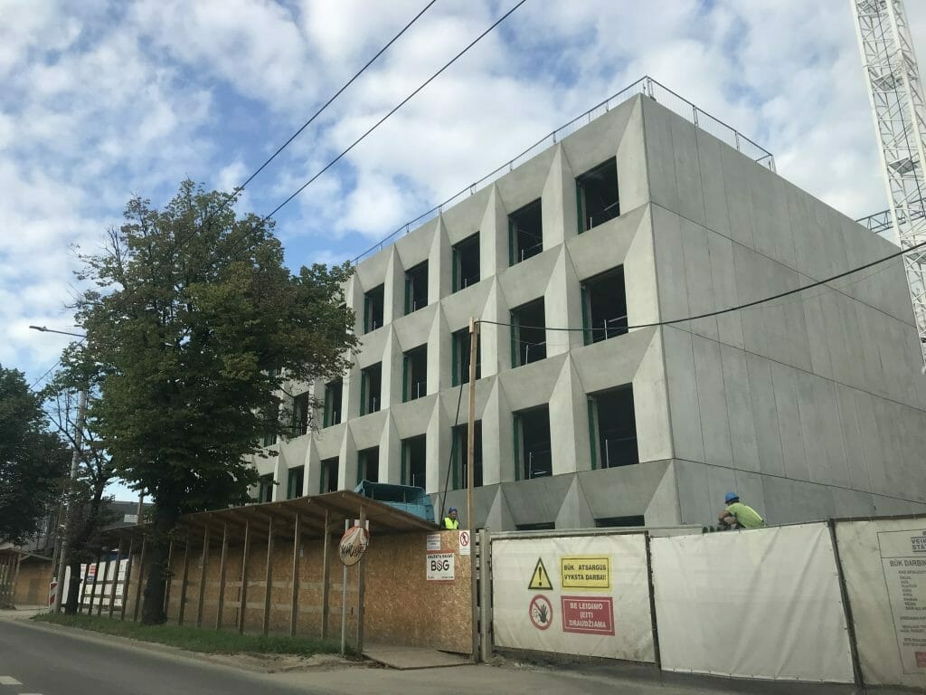 Cyber City 1 etapas (Švitrigailos g. 32) - Office center - construction photos