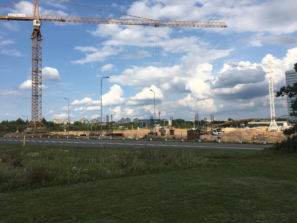 Vilnius OUTLET (Vytauto Pociūno g. 8) - Shopping center - construction photos