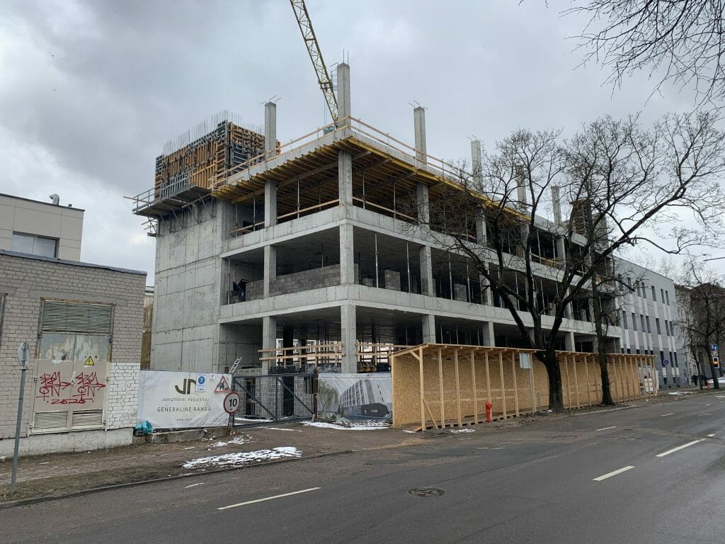 Mykolo Marcinkevičiaus ligoninės plėtra (Kauno g. 7) - Hospital - construction photos
