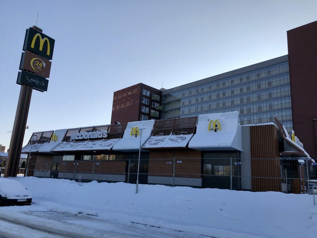 McDonald's Pilaitės pr. (Pilaitės pr. 18) - Food services - construction photos