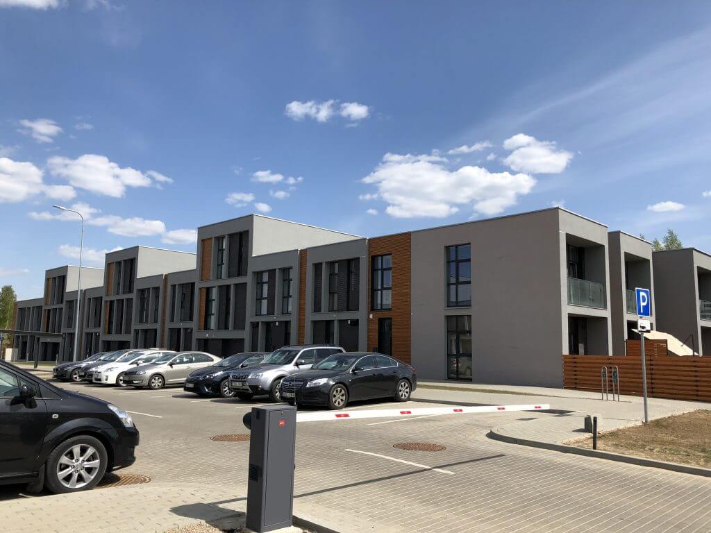 Šiaurės pašvaistė (Danės/Įsrūties g.) - Row housing - construction photos