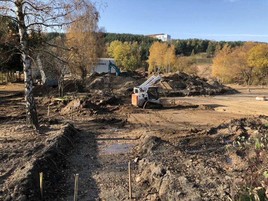 Neries senvagės slėnis (Linkmenų g.) - Bike path, Park - construction photos