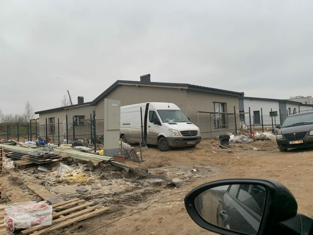 Giraitės terasos (Gervuogių g. 1, 2, 3, 5, 6, 7, 8, 9, 12 - 52 , Mėlynių g. 1, 1A, 2, 2A, 3, 3A, 4, 4A, 5, 5A - 26, 26A) - Private house community - construction photos