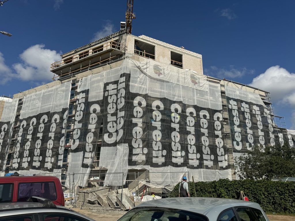 Šnipiškių terasos (Daugėliškio g. 27, 29) - Multi apartment - construction photos