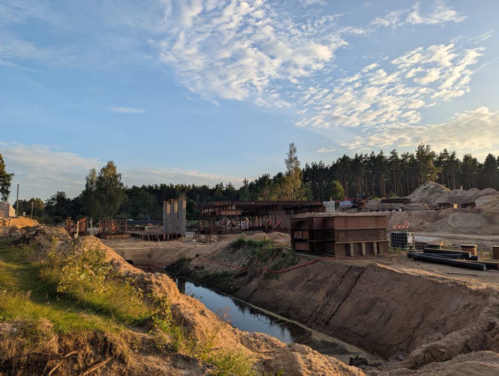 Dienvidu tilta IV kārta I posms (Jāņa Čakstes gatve) - Bike path, Pedestrian path, Road - construction photos