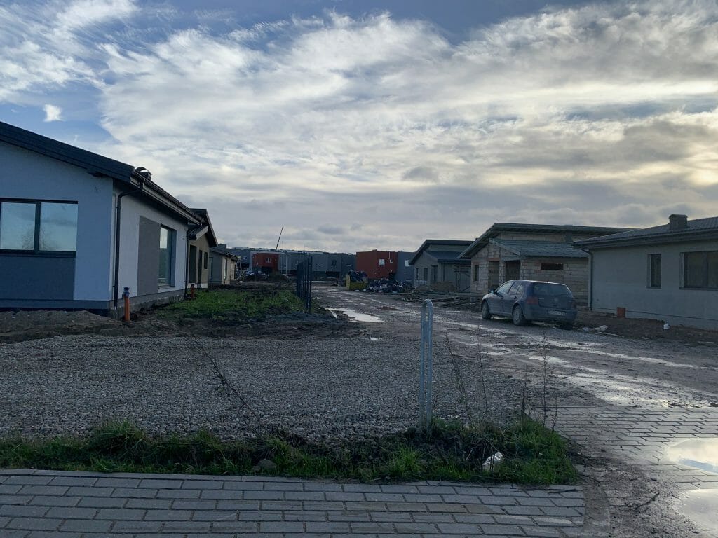 17 perlų (Uždaroji g.) - Private house community - construction photos