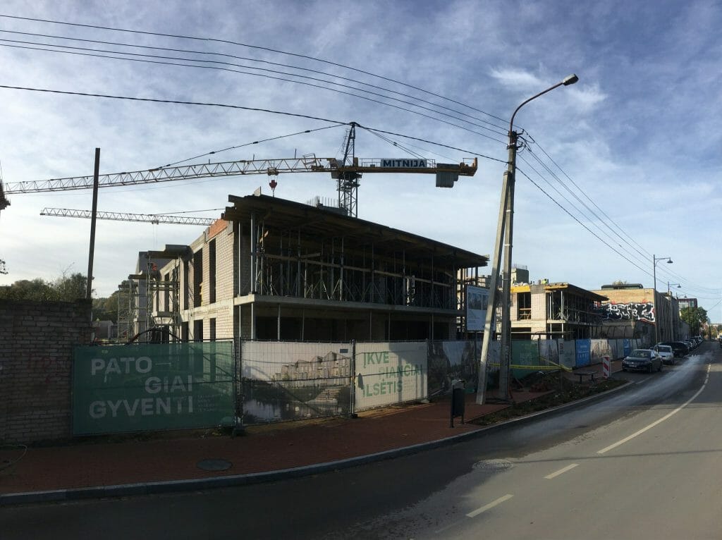 PAUPYS 7 etapas (Aukštaičių g. 19, Paupio g. 50) - Multi apartment - construction photos