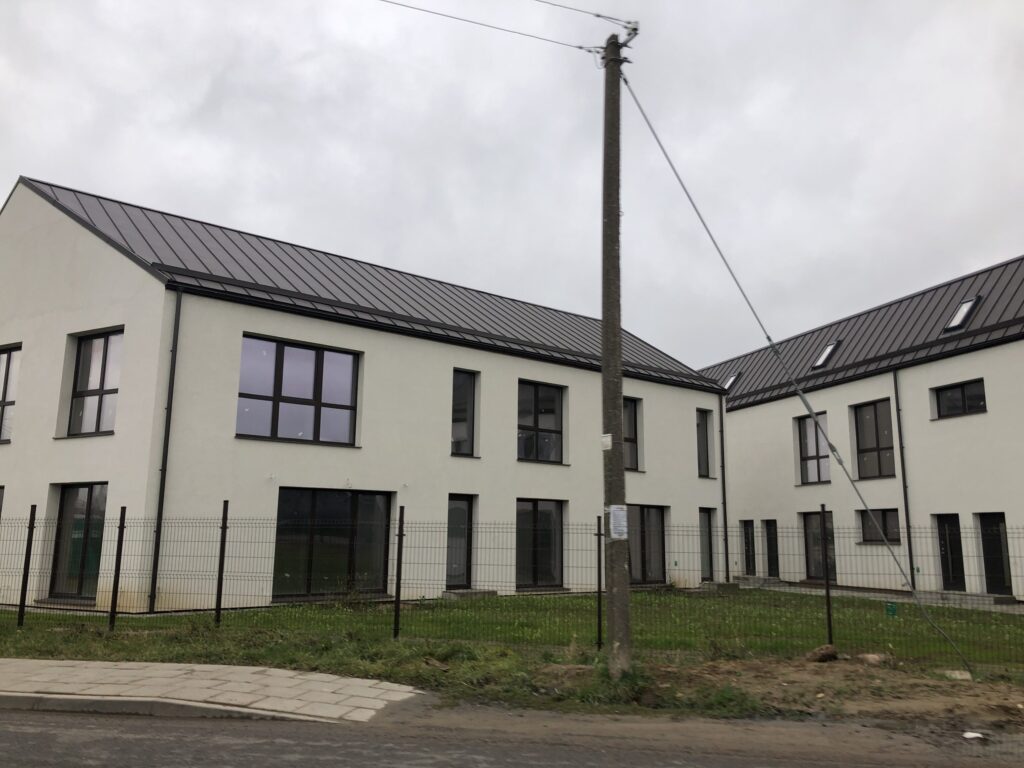 Prie skvero (Ašmenėlės g. 40) - Row housing - construction photos