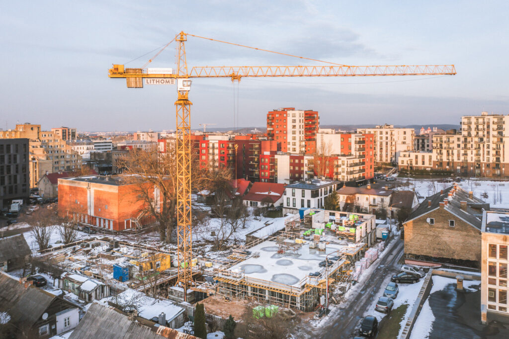 City more (Marijampolės g. 5) - Multi apartment - construction photos