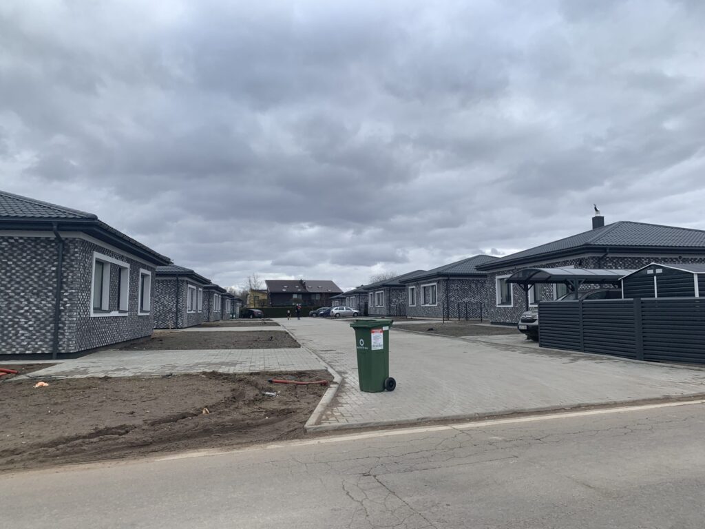 M. ir P. Šalčių g. 71 (M. ir P. Šalčių g. 71) - Private house community - construction photos