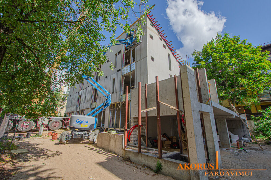 Lūšių 19 (Lūšių g. 19) - Row housing - construction photos
