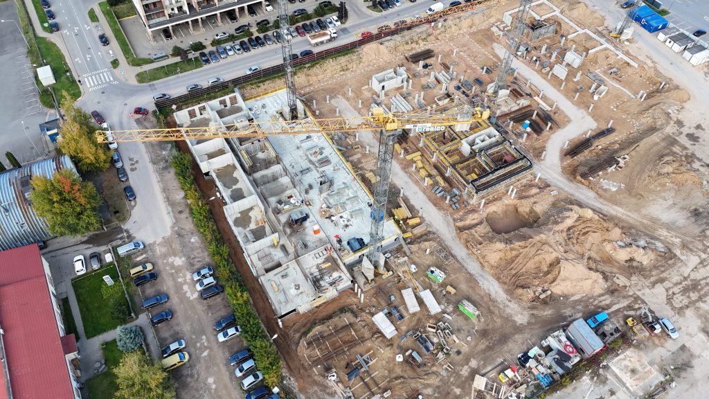 Just-in 1 etapas (A, B, C) (Justiniškių g. 126) - Daugiabutis - statybų nuotraukos