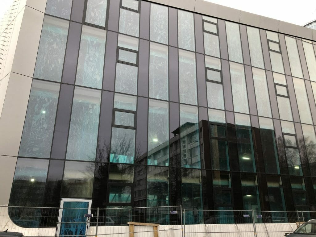 Green Hall 3 (Upės g. 9) - Office center - construction photos